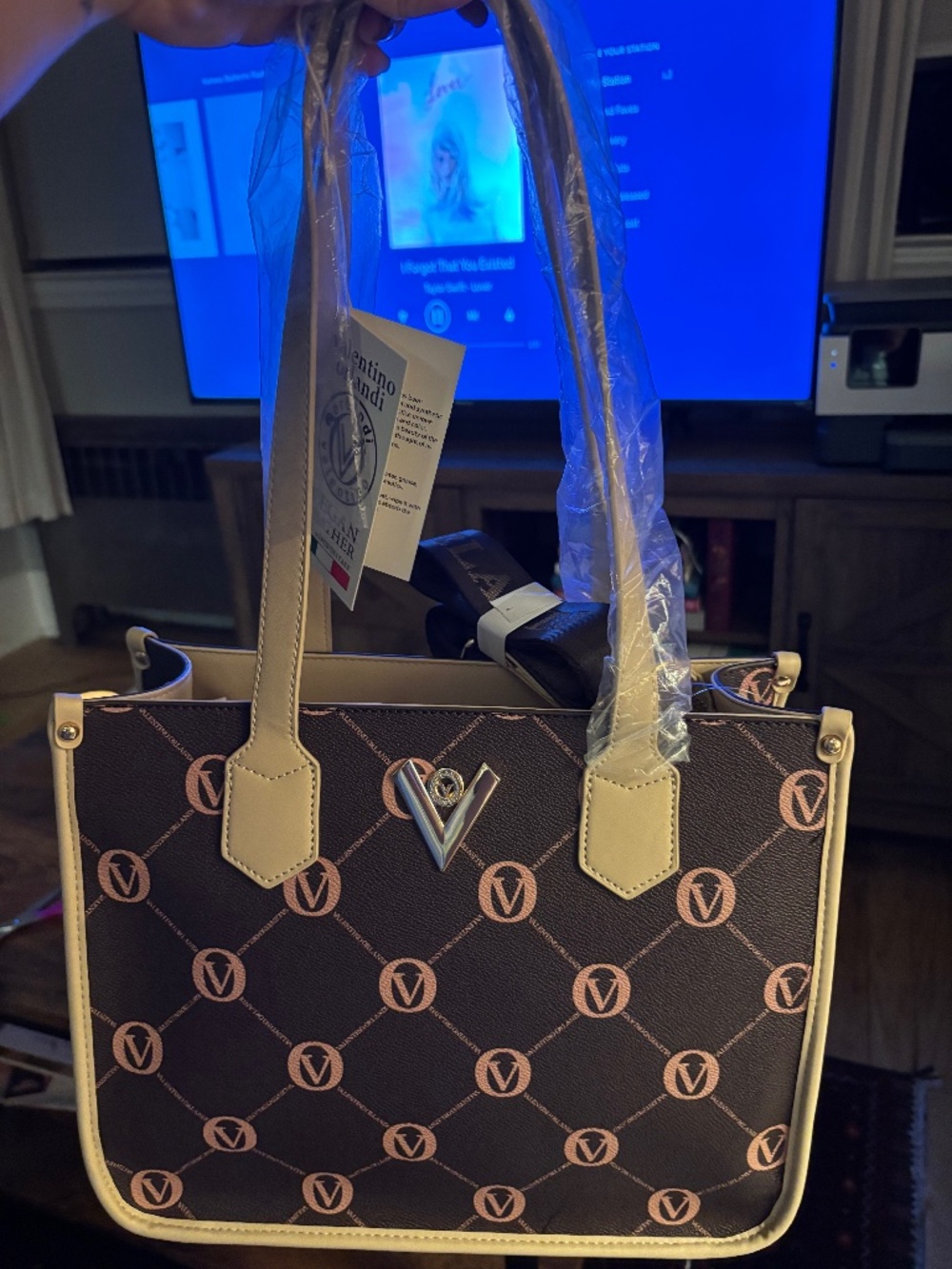 Brown Valentino Orlandi V Tote